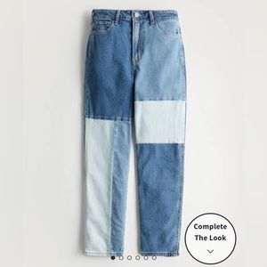 NWT!!! ULTRA HIGH-RISE PATCHWORK MOM JEANS. Size 11-L